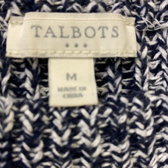Talbots Textured Double Side Ties Sleeveless Sweater - Picture 5 of 6